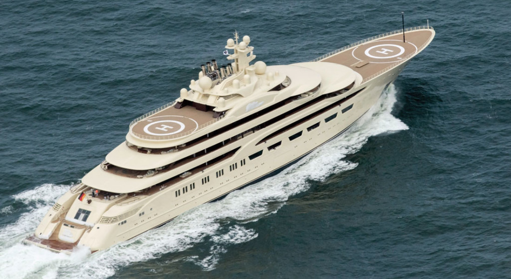 luxurious yacht in the world