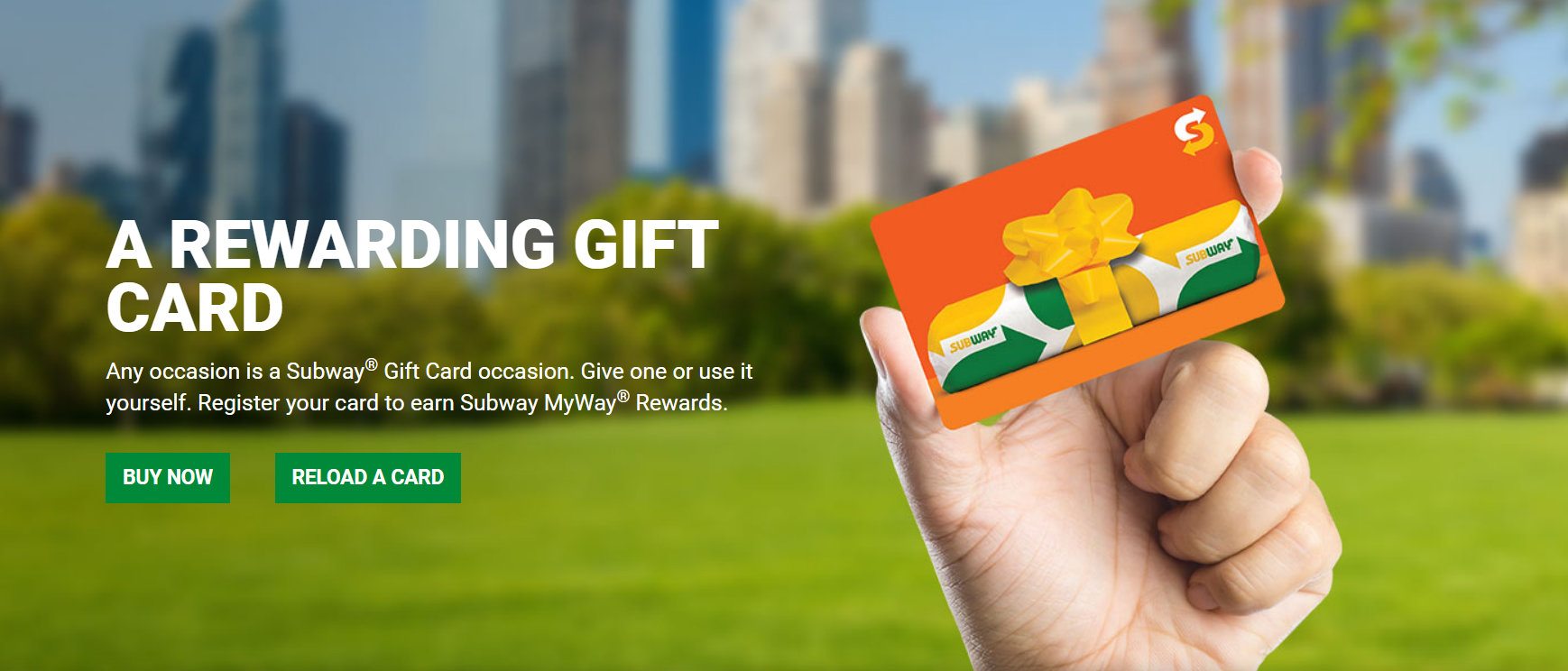 Mysubwaycard gift card balance