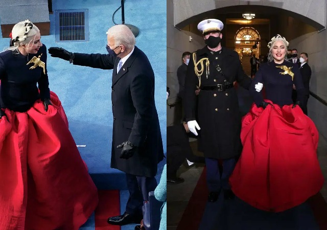 Lady Gaga Wore a Bulletproof Dress to Perform at President Biden’s Inauguration