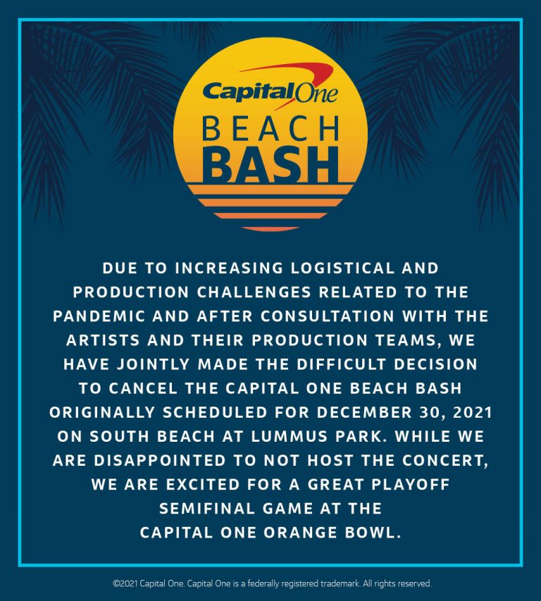 Harry Styles Capital One Beach Bash Concert Canceled Amid COVID Fears