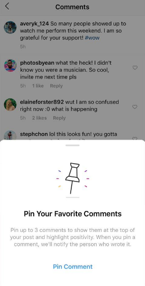How To Pin a Comment on Instagram?