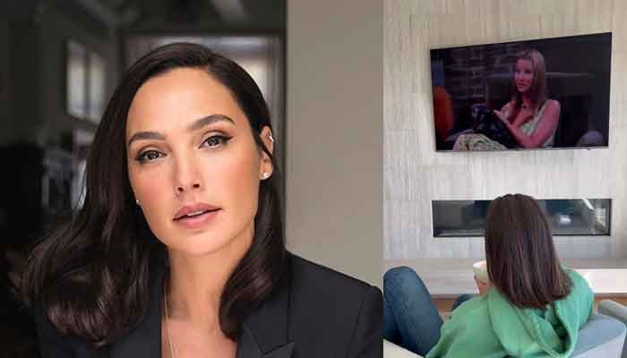 Gal Gadot Enjoys her Sunday with a Bowl of Goodles and “Friends”