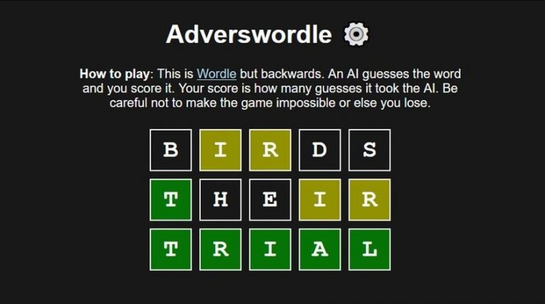 Adverswordle: Make AI Guess the Word in this Wordle Alternative