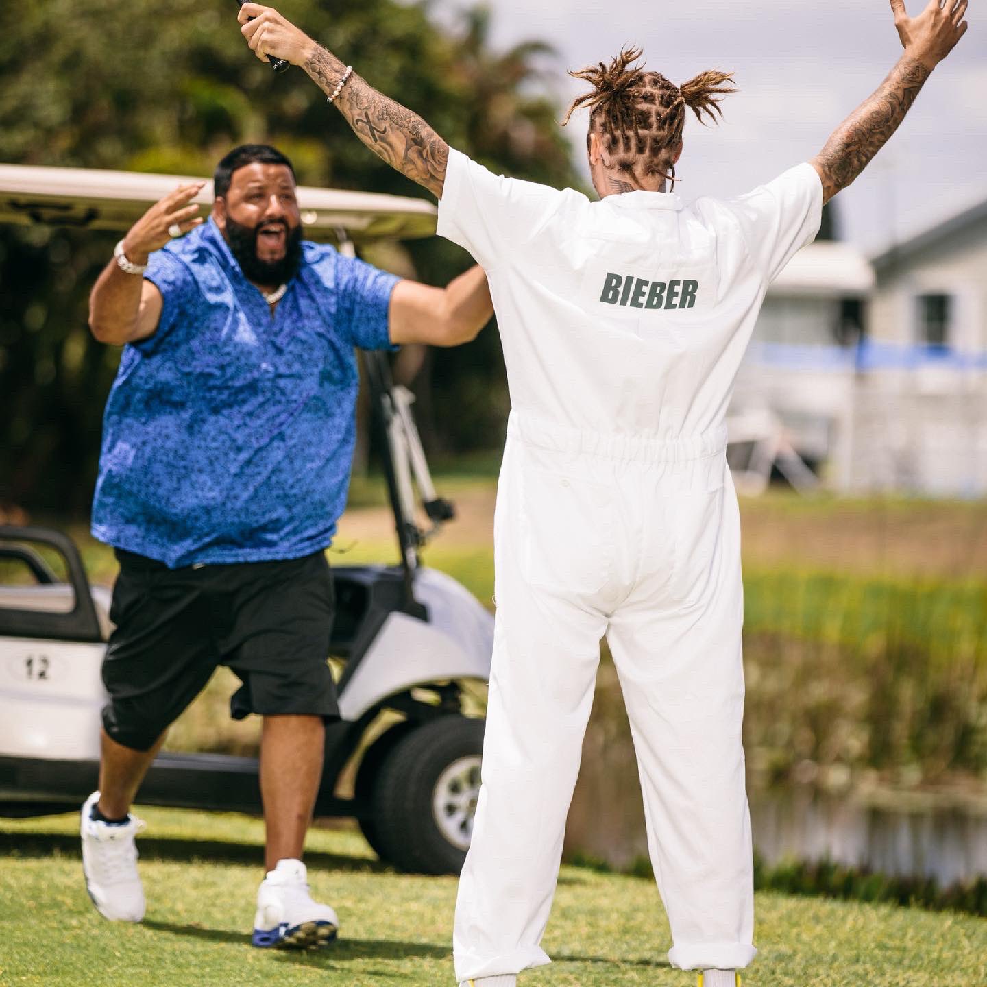 Fore Play on X: DJ Khaled. Turning that stuck golf cart into motivation   / X