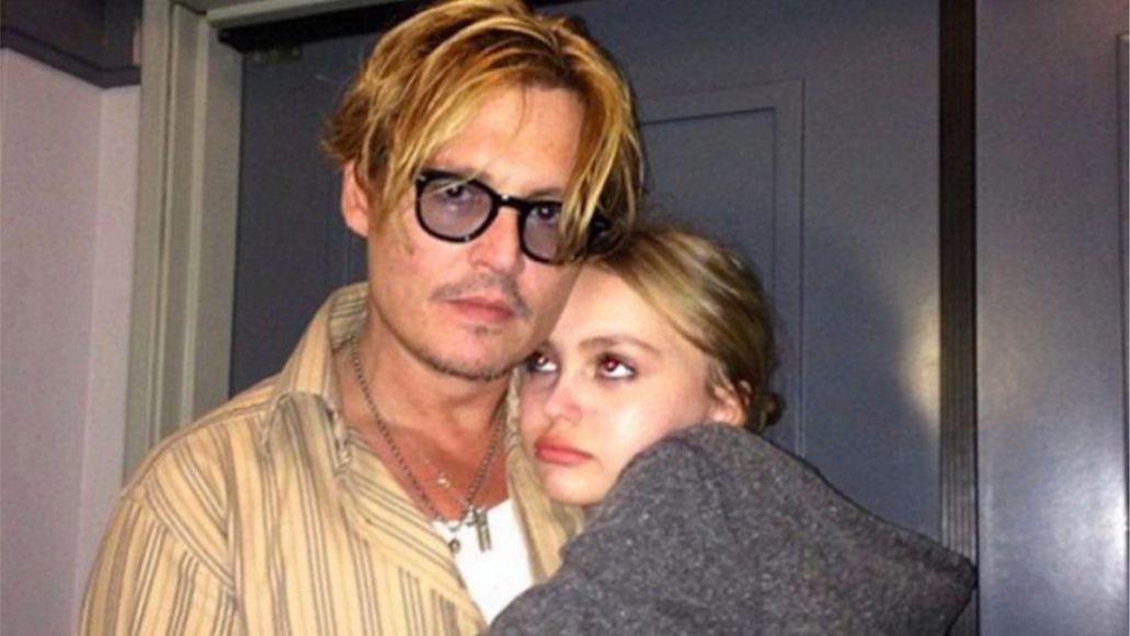 Johnny Depp and his daughter Lily Rose Depp Instagram