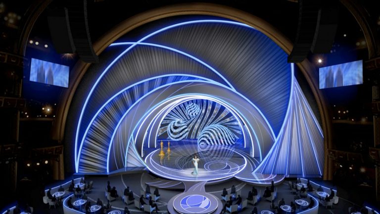 Have a Look at the Oscars 2022 Crystal-Covered Stage