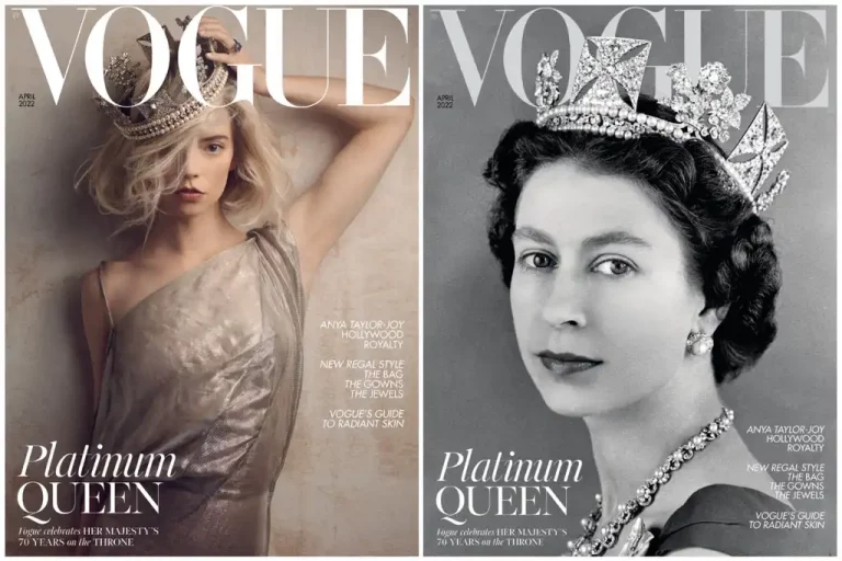 Her Royal Highness Queen Elizabeth II Graces Vogue Cover