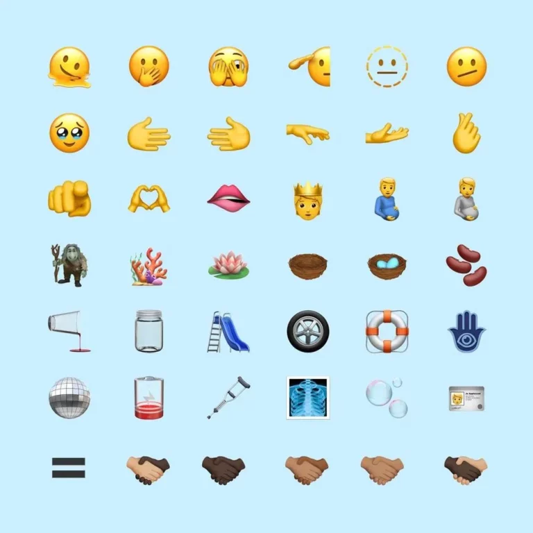 List of New Emojis in iOS 15.4 Update