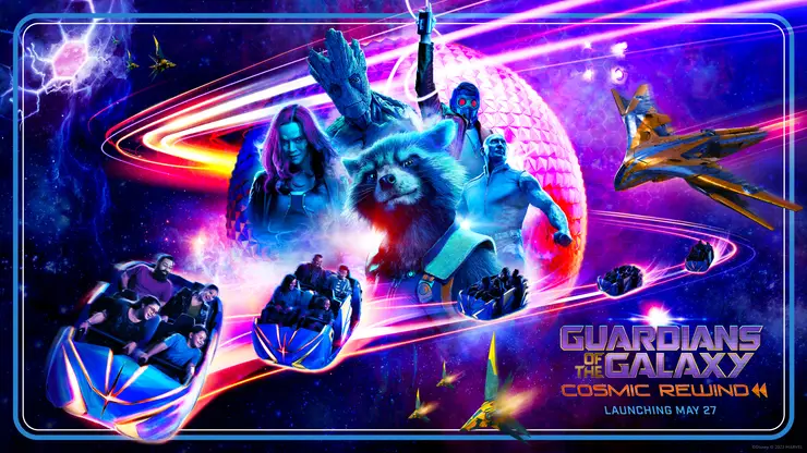 Guardians of The Galaxy: Cosmic Rewind Roller Coaster Ride is Here