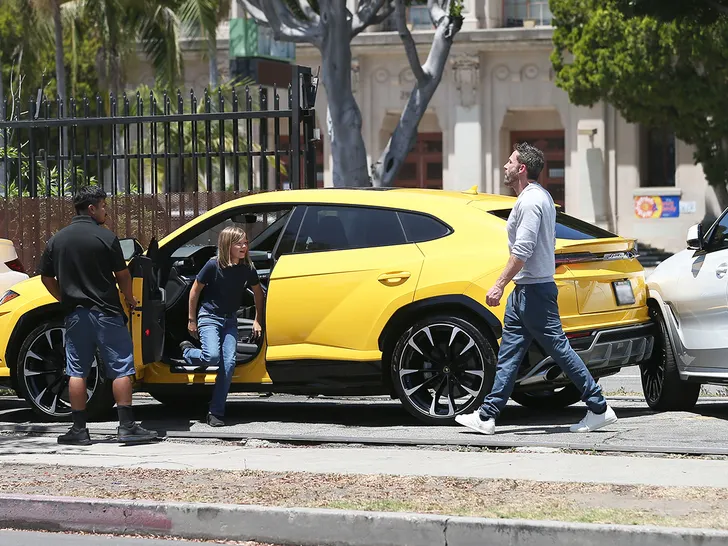 Ben Affleck's Son Accidently Bumps Lamborghini into a Parked BMW at a Car  Dealership - The Teal Mango