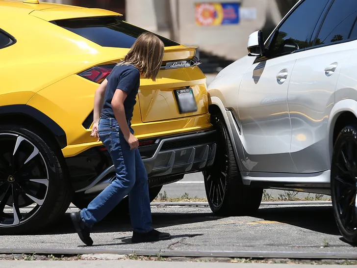 Ben Affleck's Son Accidently Bumps Lamborghini into a Parked BMW at a Car  Dealership - The Teal Mango