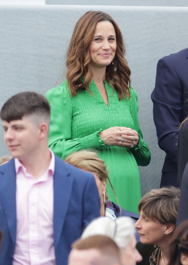 Pippa Middleton’s Baby Bump Flashes Out at The Platinum Jubilee Party