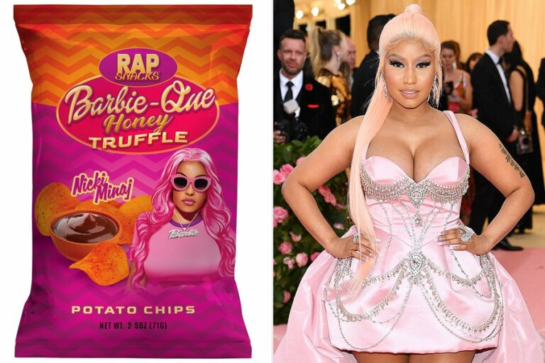 Nicki Minaj introduces her own ‘Barbie-Que’ Chips with Rap Snacks