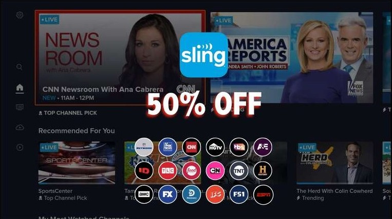 How To Get Sling TV Free Trial? [50% Off For New Users]