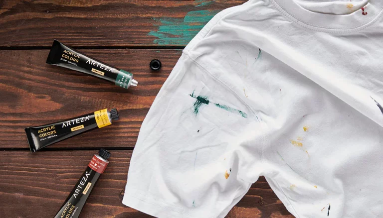 How to Remove Acrylic Paint from Clothes