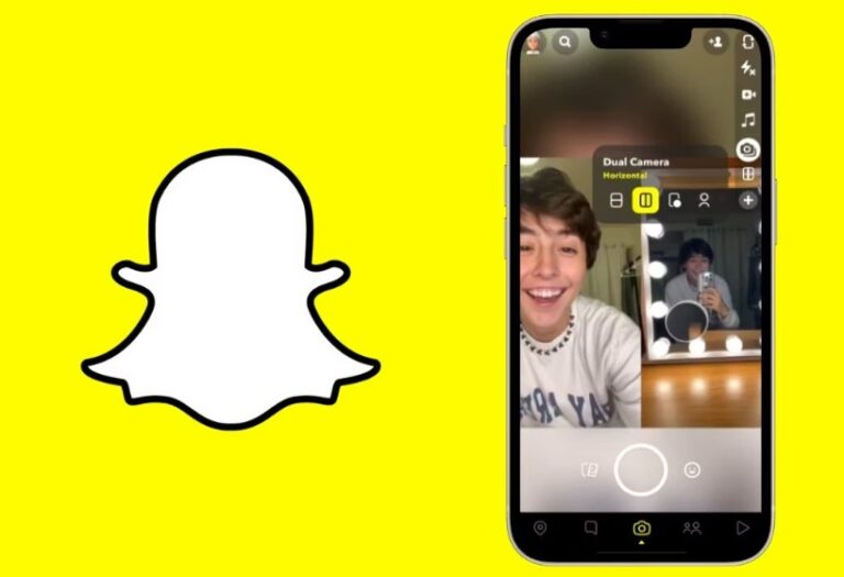How To Use Snapchat Dual Camera Feature