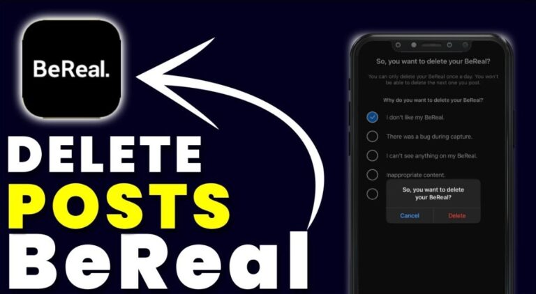 How to Delete a Post or Memory on BeReal App?