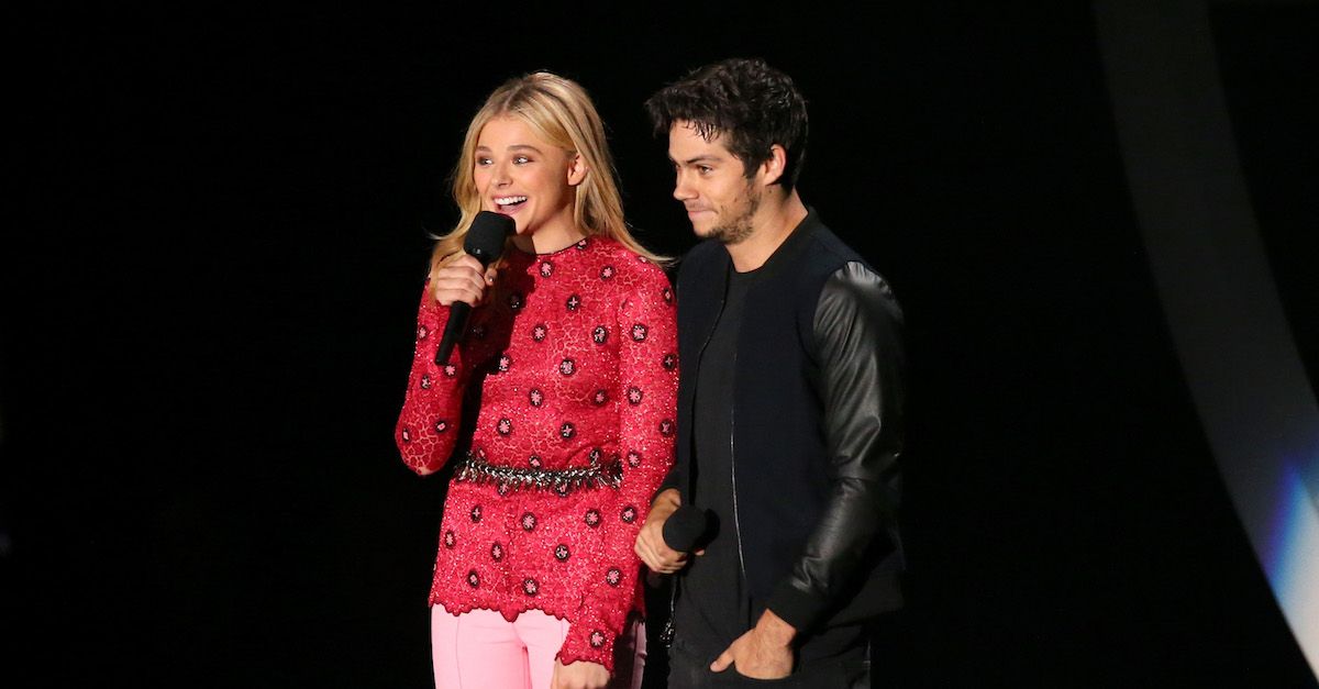 Chloë Grace Moretz Wore a Pale Pink Suit Made By Her Boyfriend's Mom -  Fashionista