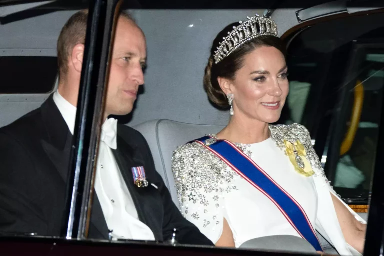 Kate Middleton Dons her First Tiara Since 2019 for Buckingham Palace Banquet