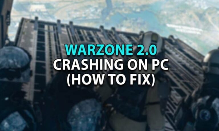 Warzone 2 Keeps Crashing: How to Fix the Issue on PC?