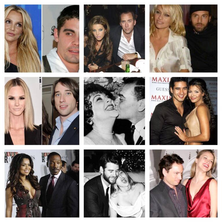 Rapid-Fire Divorces: 15 Shortest Celebrity Marriages Of All Time