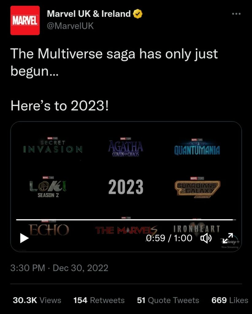 Deleted Post of Disney+ Has Created Confusion Among the Fans Over Marvel’s Release of Upcoming 2023 Shows