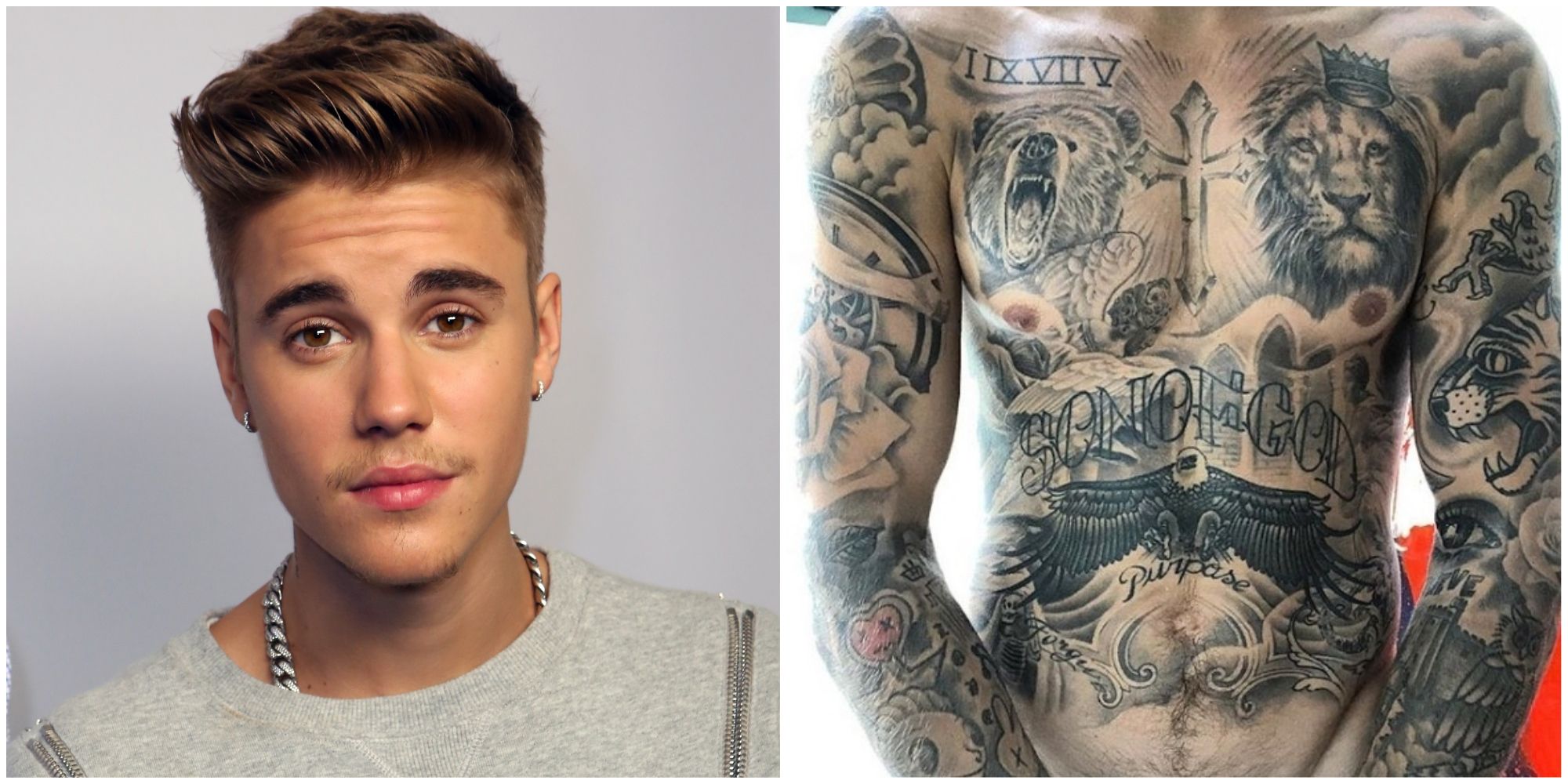 All Justin Biebers Tattoos Updated 2023  PROJAQK