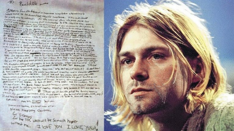 Deciphering Kurt Cobain’s Heartbreaking Suicide Note