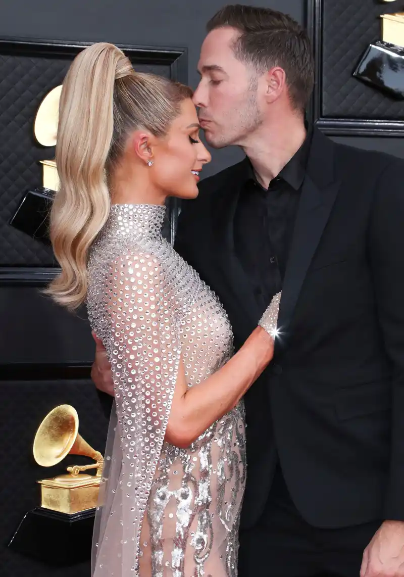 Sparkling Style See Paris Hilton Husband Carter Reum Grammys 2022 001 https://rexweyler.com/paris-hilton-and-carter-reums-complete-relationship-timeline/