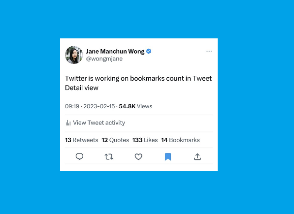 How to View Bookmark Count on Twitter?